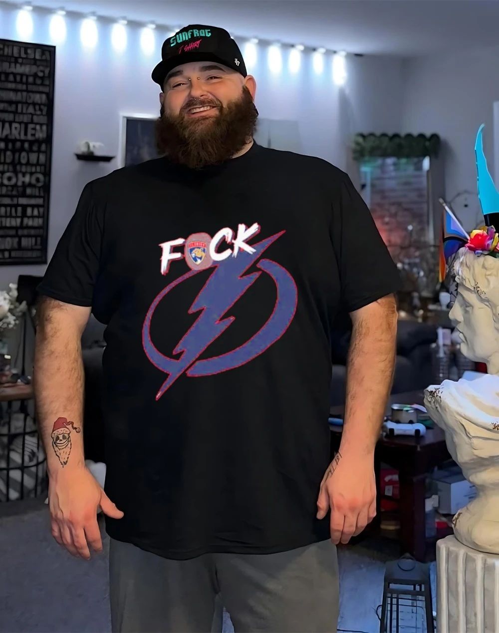 Fuck Tampa Bay Lightning logo shirt