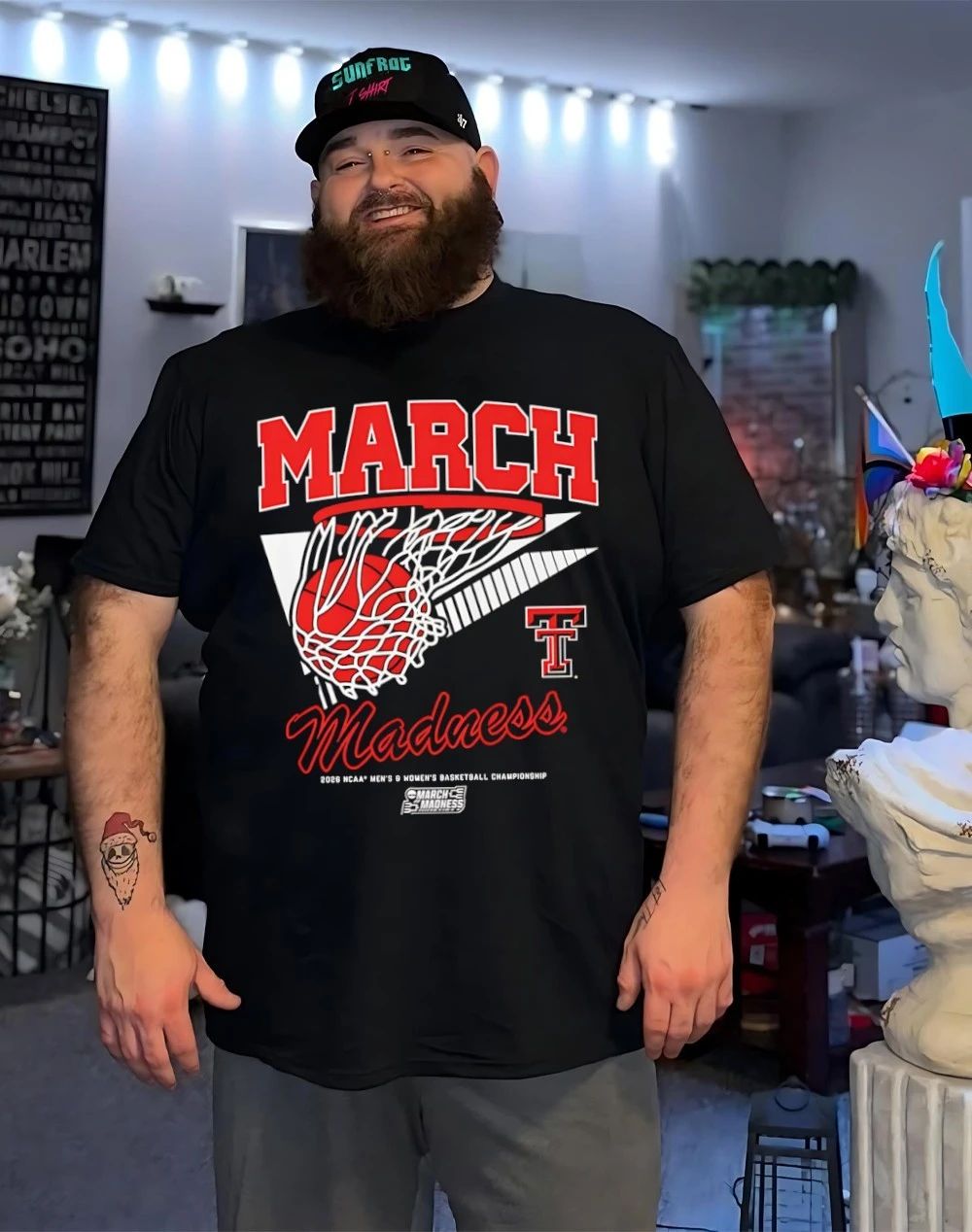 Texas Tech Red Raiders MBB & WBB 2026 March Madness Retro Swish shirt
