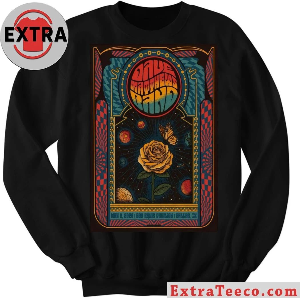 Dave Matthews Band May 9 2026 In Dallas TX Poster Shirt