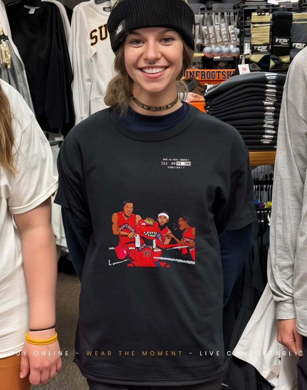 The Boxing Ring Raptors Baseball shirt