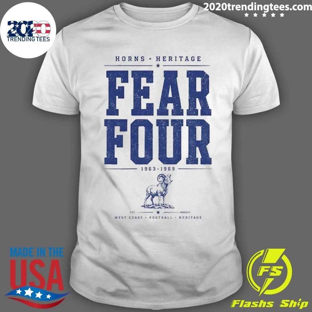 Horns Heritage Fear Four 1963-1969 Shirt