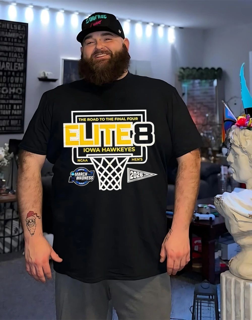 Iowa Hawkeyes 2026 March Madness Elite Eight Shirt