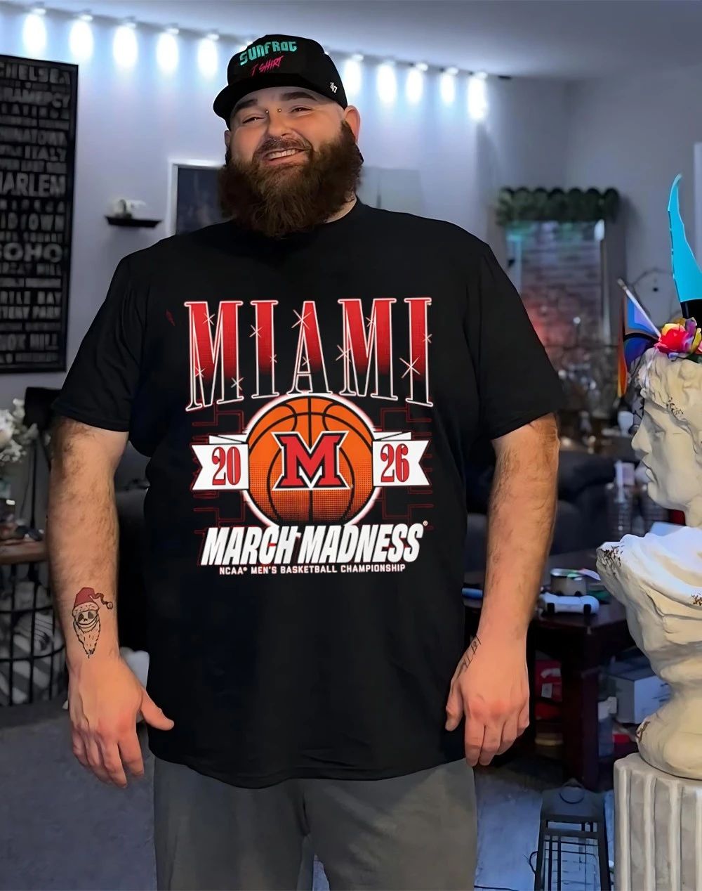 Miami OH RedHawks MBB 2026 March Madness logo shirt
