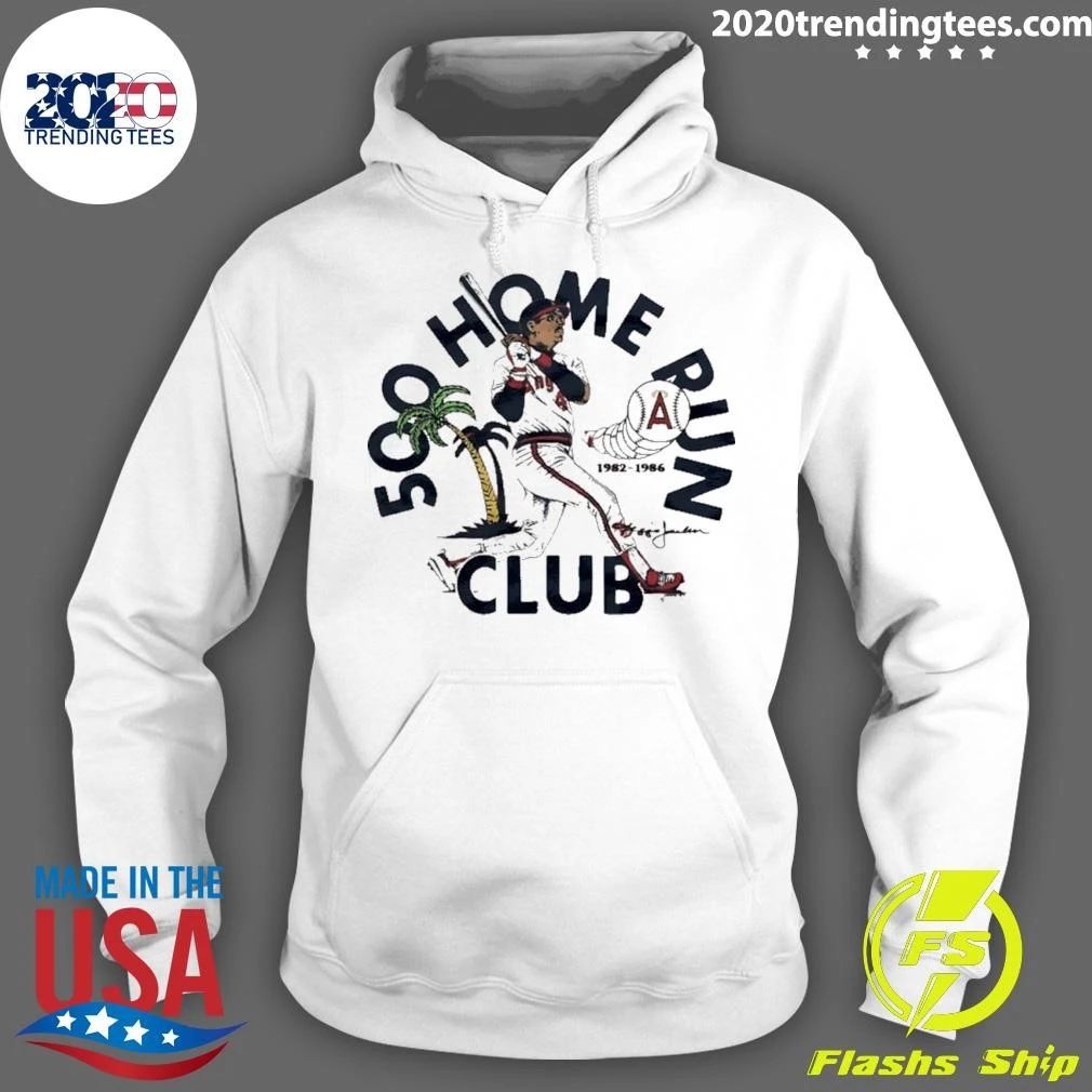 Los Angeles Angels Reggie Jackson 500 Home Run Club shirt