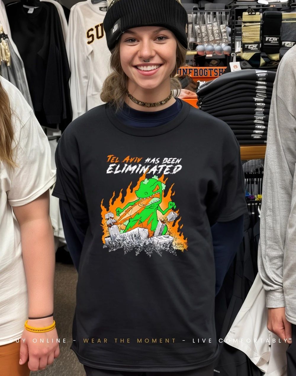 Reptar Tel Aviv Is Eliminated cartoon shirt