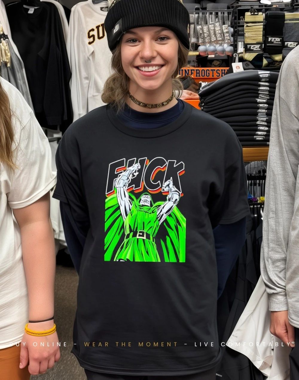 Dr Doom Fuck Comic shirt