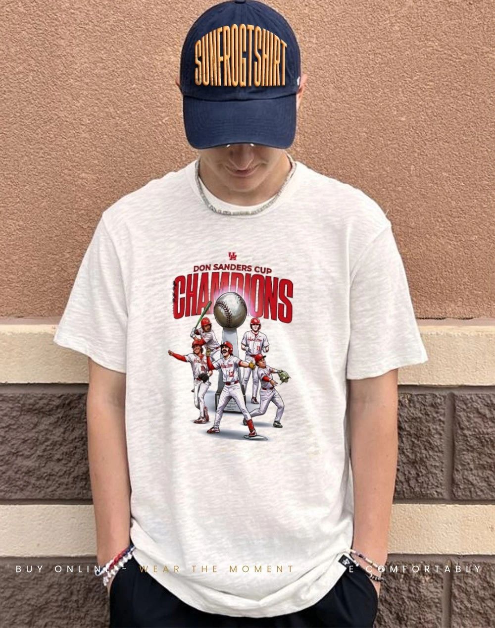 Houston Cougars baseball Don Sanders Cup Champions shirt