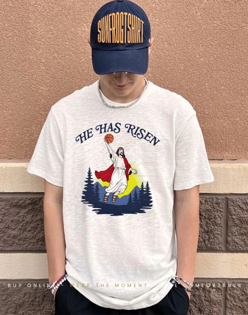 Jesus Has Risen Jesus Played Basketbabll shirt