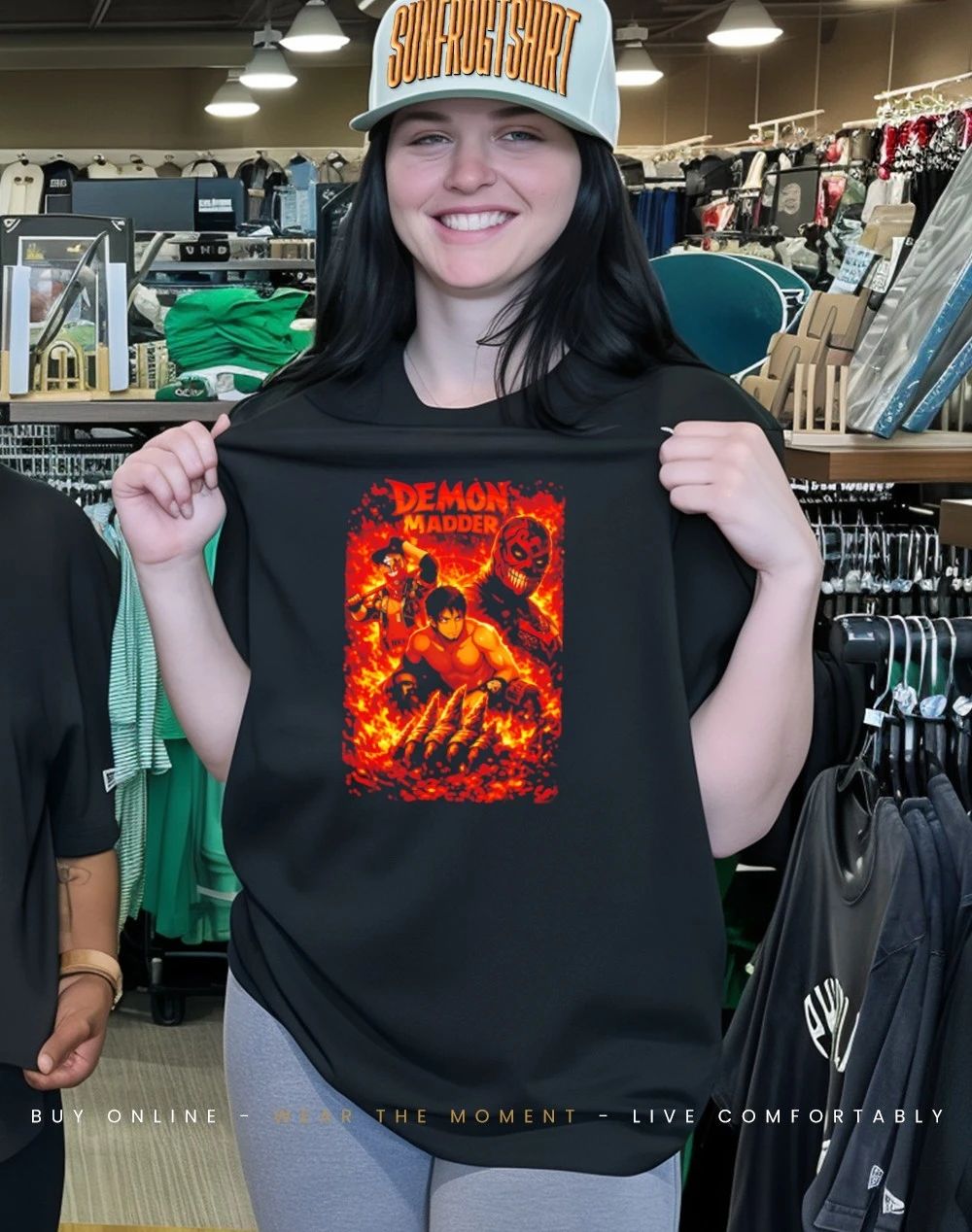Demon Madder Kojio’s World graphic shirt