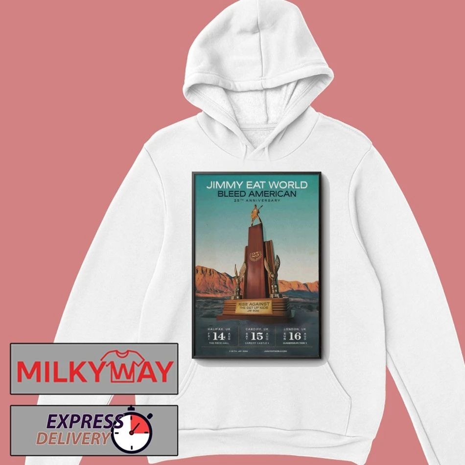 Jimmy Eat World Aug 15 2026 Cardiff UK Poster shirt
