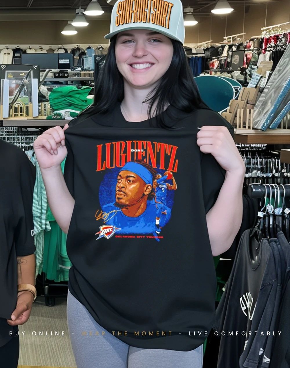 Luguentz Dort Oklahoma City Thunder Dual signature shirt