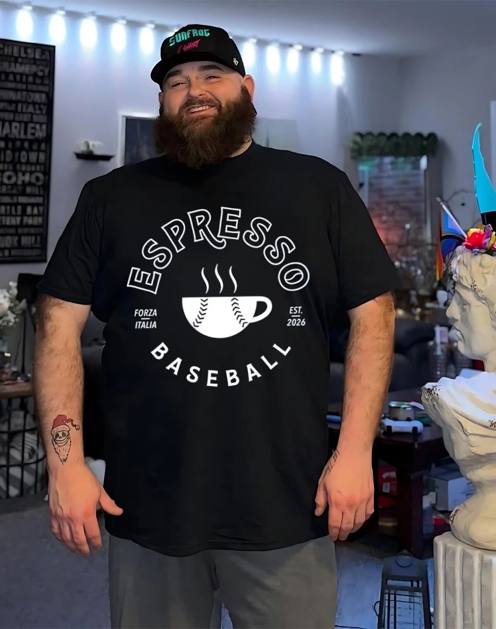 Espresso Baseball Forza Italia Est 2026 shirt