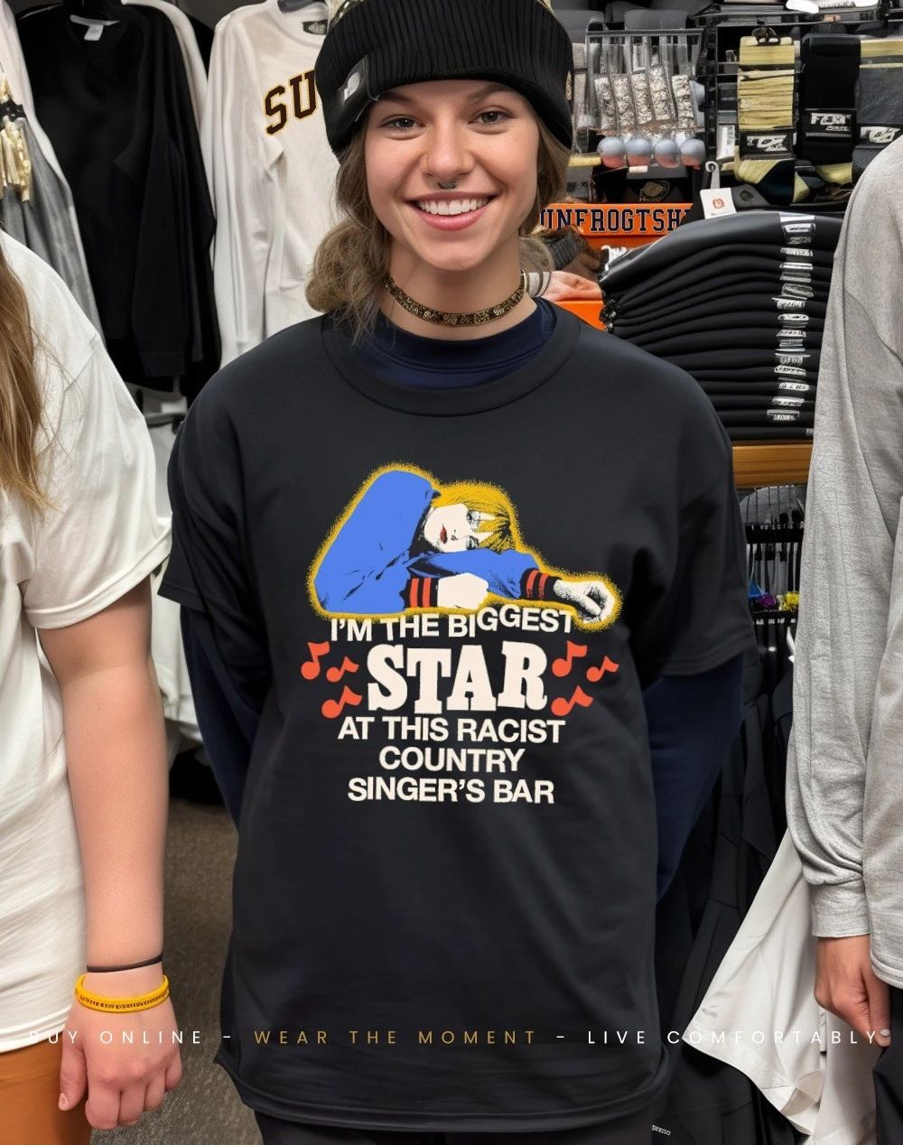 Hayley Williams I’m the biggest star at this racist country singer’s bar shirt