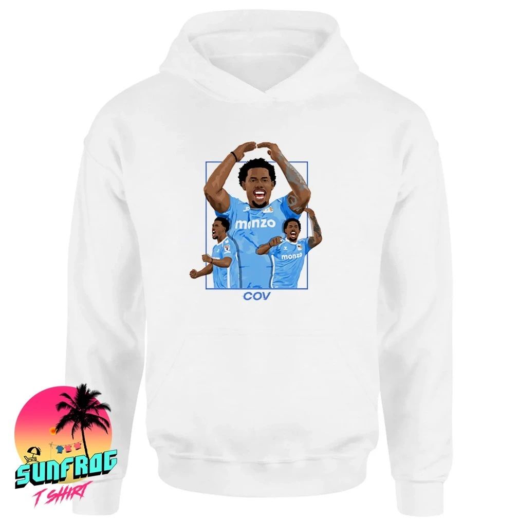 Coventry City FC Monzo player cartoon shirt