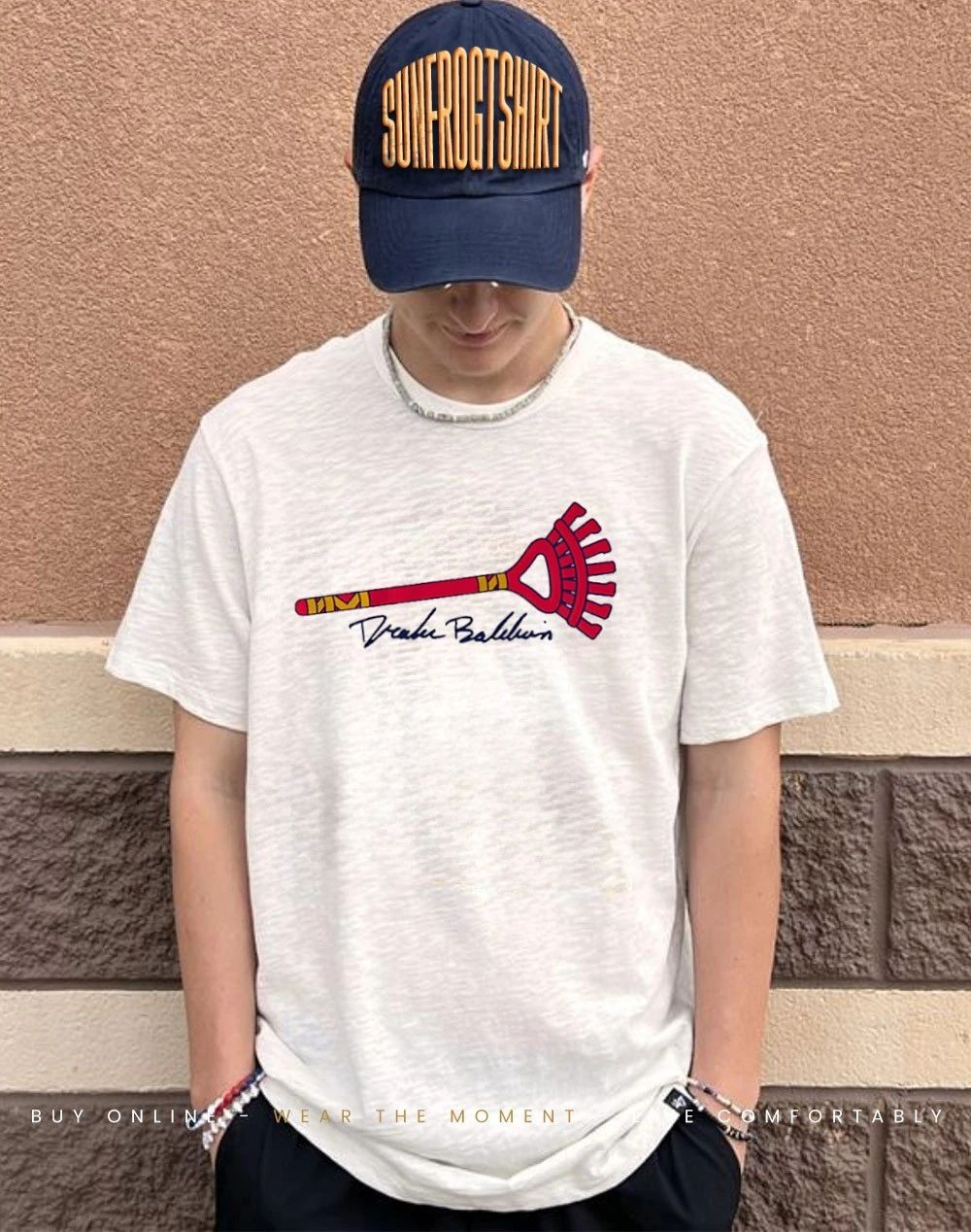 Drake Baldwin Atlanta Braves Rake Logo shirt