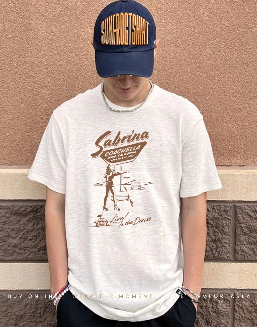 Sabrina Live in The Desert Pointelle Shirt