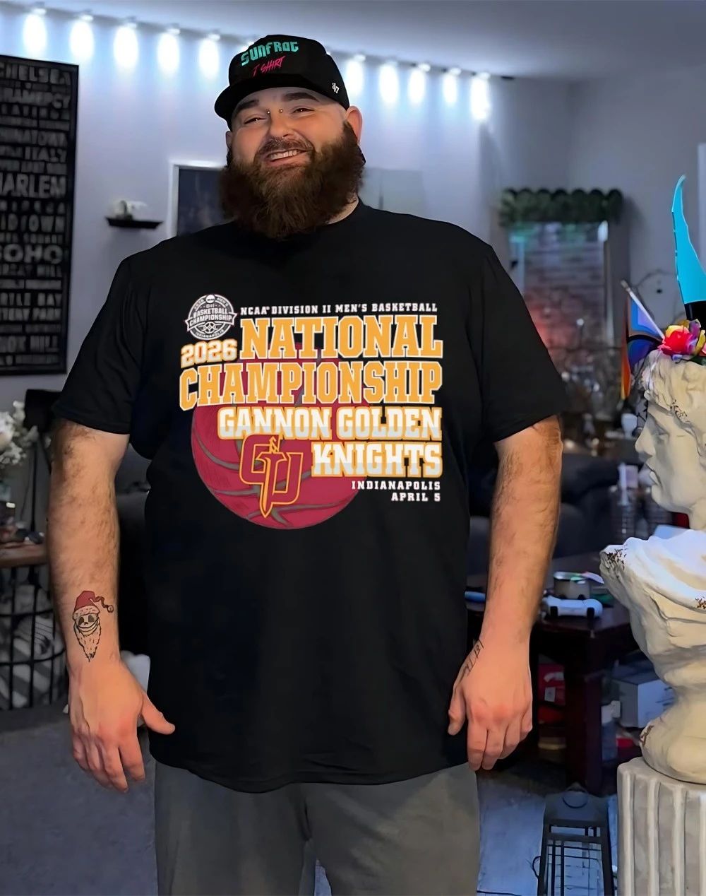 Gannon Golden Knights 2026 NCAA Division II Men’s Basketball National Championship shirt