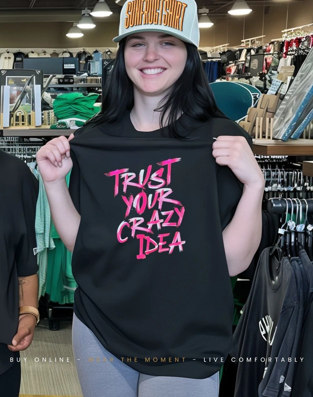 Trust your crazy idea graphic shirt