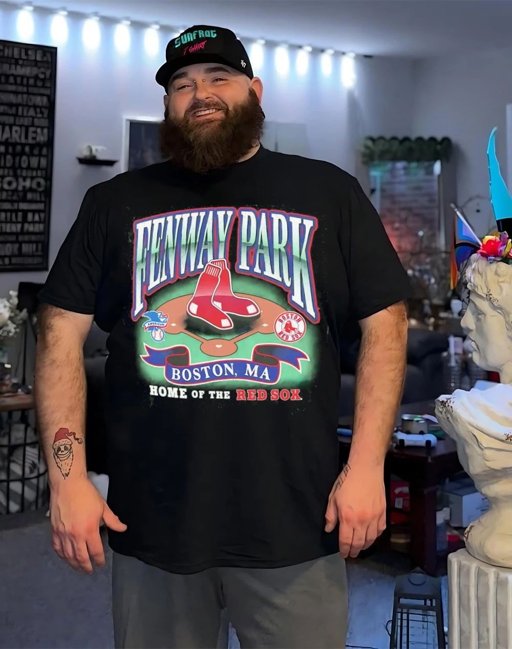 Boston Red Sox Green Fenway Park American League shirt