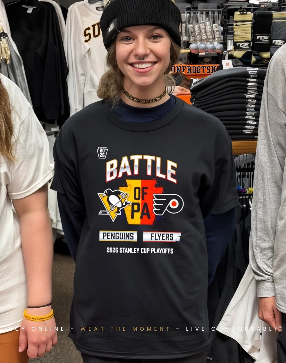Philadelphia Flyers vs Pittsburgh Penguins 2026 Stanley Cup Playoffs Battle shirt