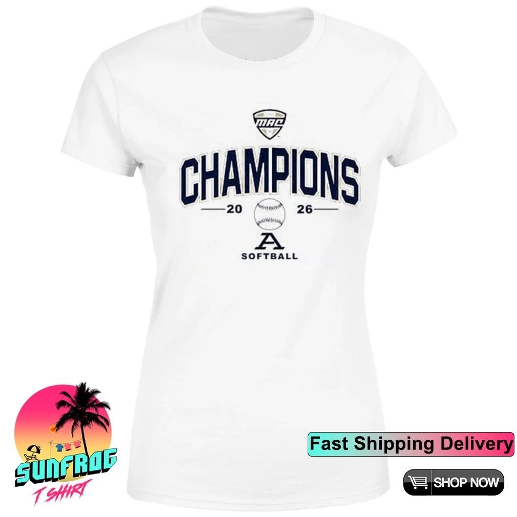 MAC Softball Tournament Champions 2026 shirt