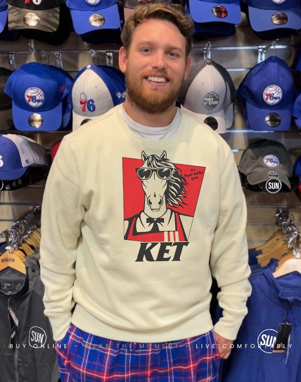 Ket horse it’s finger sniffing good KFC shirt