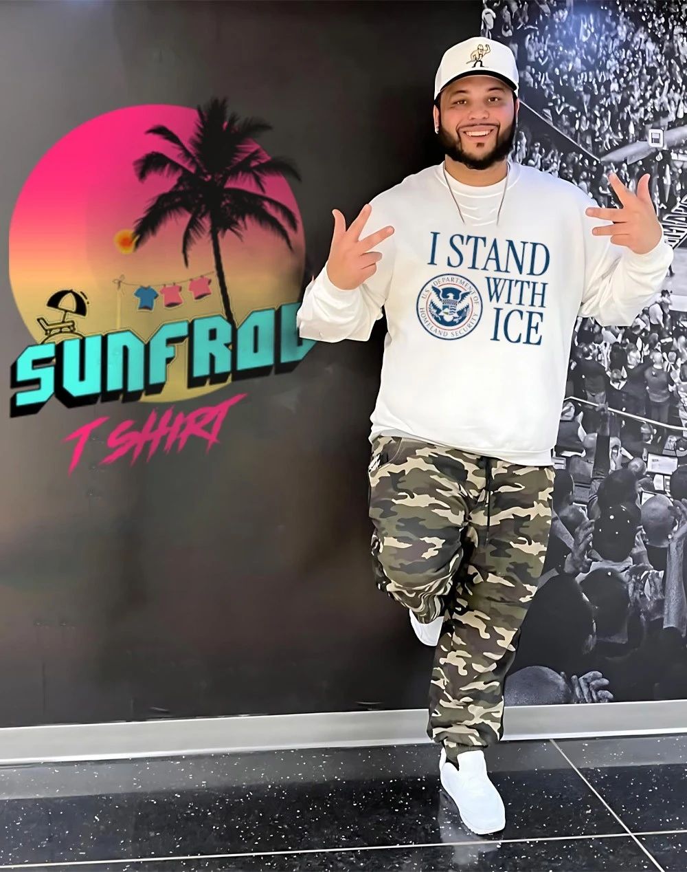 I Stand With Ice US Department of Homeland Security 2026 logo shirt
