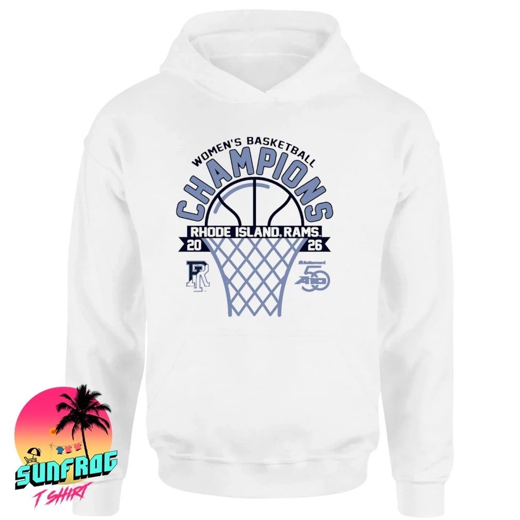 Rhode Island Women’s Basketball 2026 Atlantic 10 Tournament Champions logo shirt