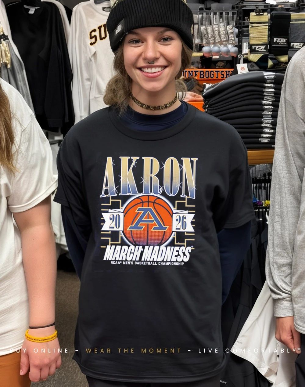 Akron Zips MBB 2026 March Madness logo shirt