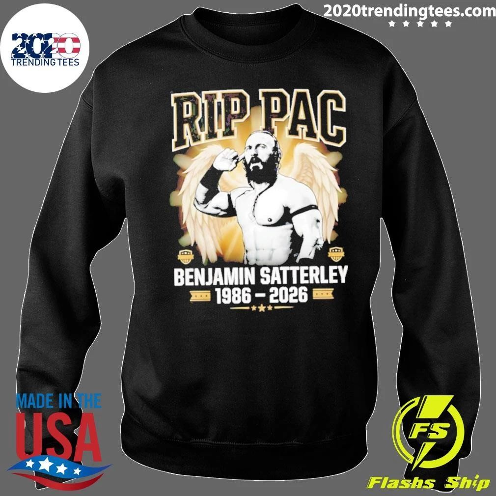 Rip Pac Benjamin Satterley 1986 2026 Memorial Wrestling Tribute Shirt