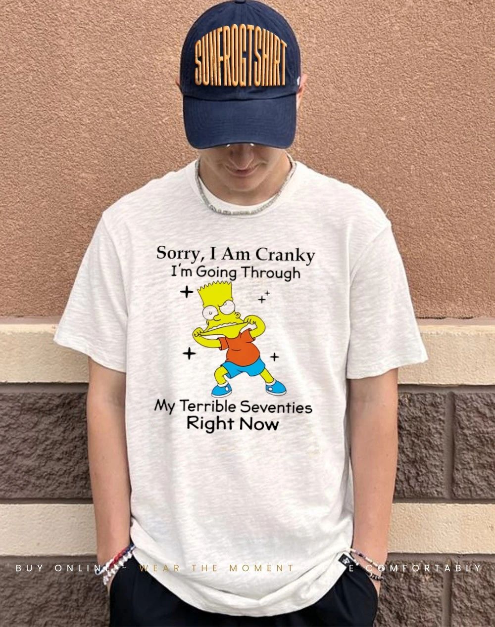Simpsons Sorry I Am Cranky I’m Going Through shirt