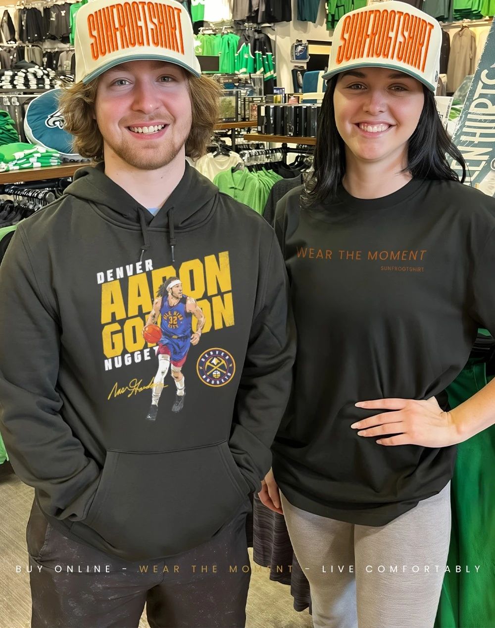 Aaron Gordon Denver Nuggets Slant 2026 signature shirt