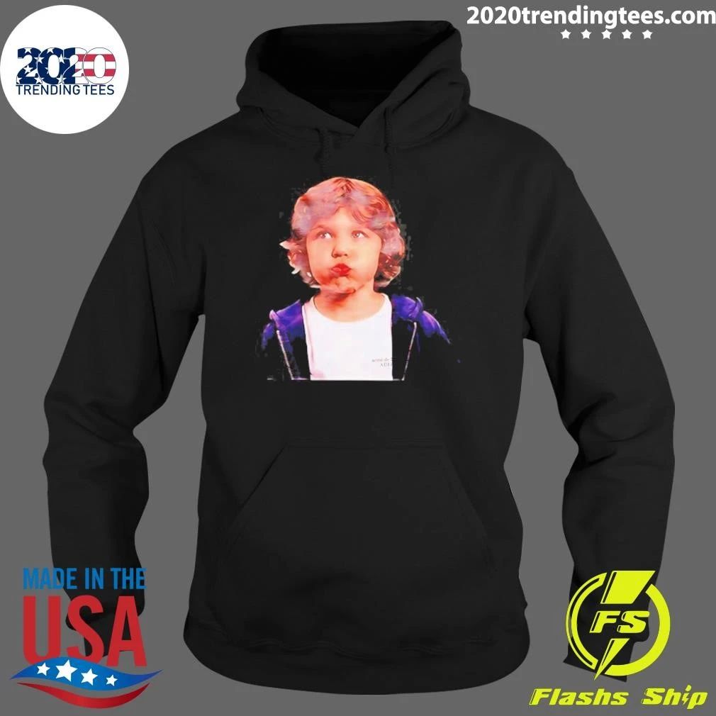 William Jakrapatr Wearing Adlv Curly Hair Baby Face Shirt