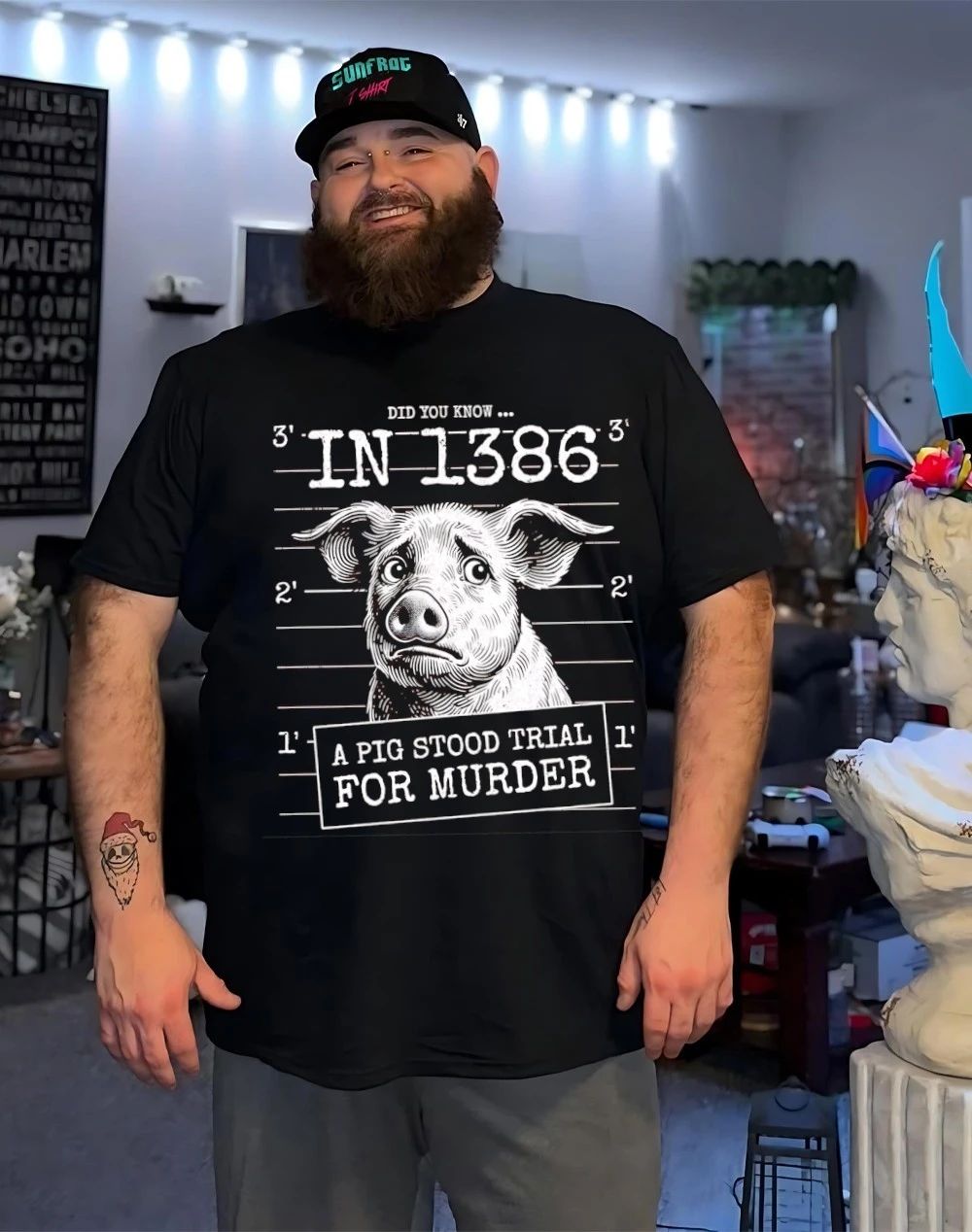 Middle ages did you know in 1386 a pig stood trial for murder shirt
