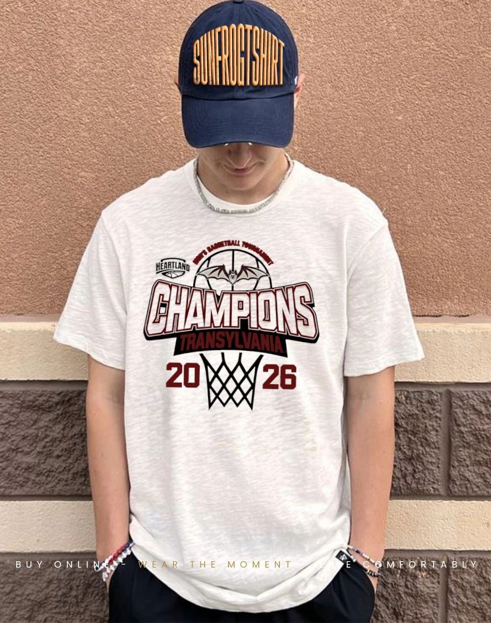 Transylvania Men’s Basketball 2026 HCAC Conference Champions logo shirt