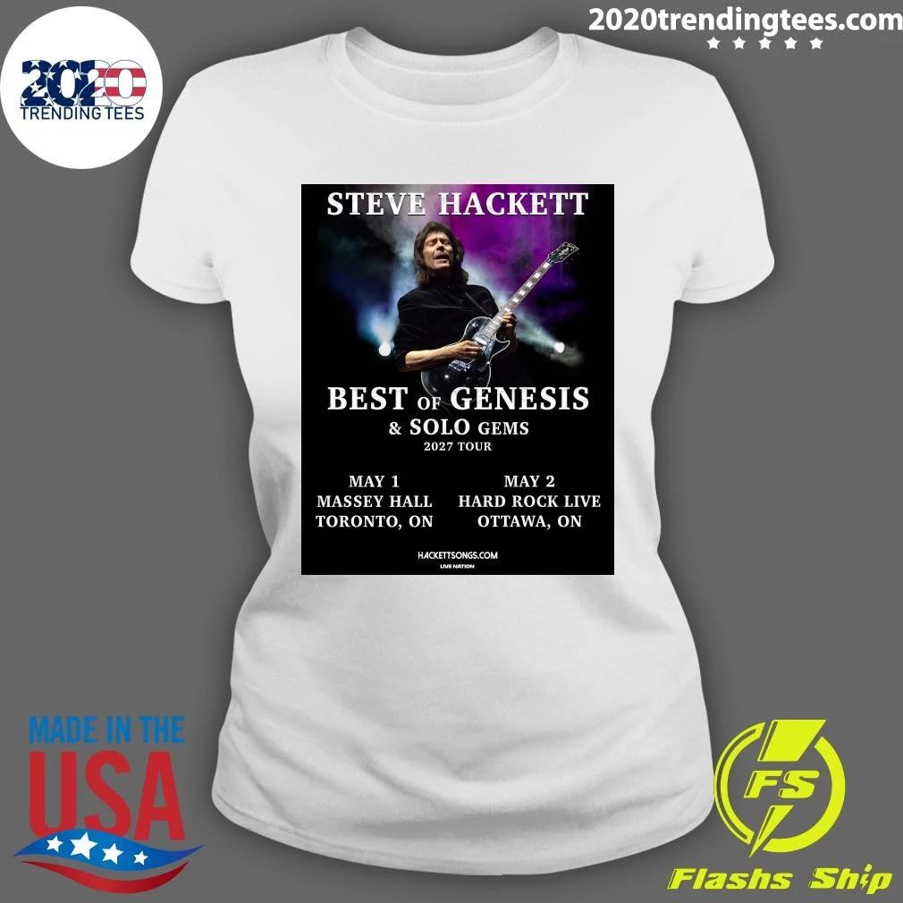 Steve Hackett’s Best Of Genesis & Solo Gems Tour comes to Toronto and Ottawa May 1-2, 2027 Shirt