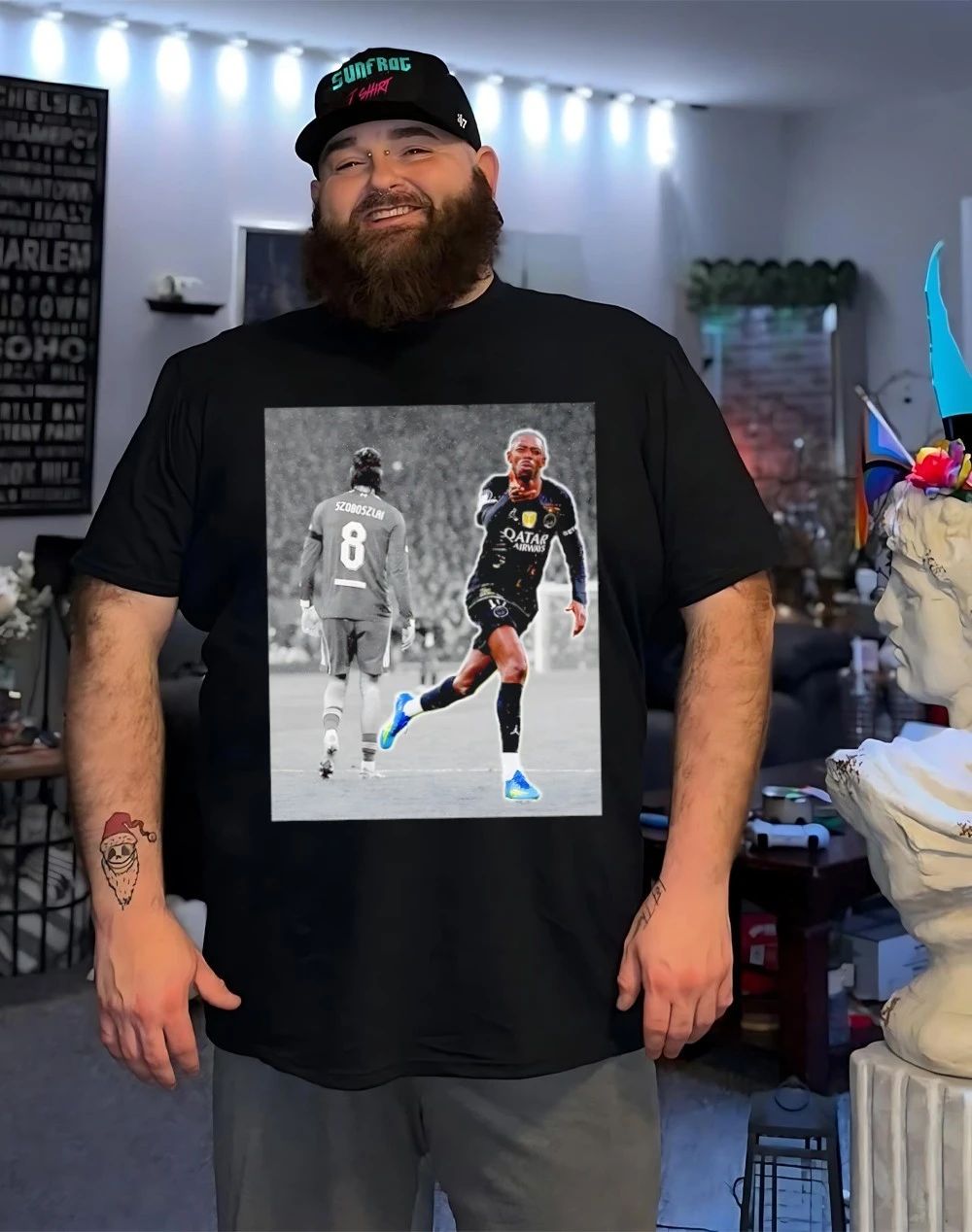 Ousmane Dembélé Paris Saint-Germain 2026 player collage shirt