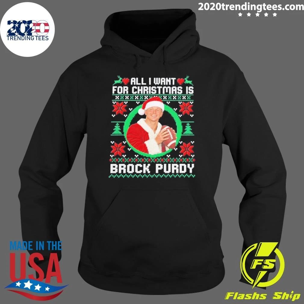 All I Want For Christmas Is Brock Purdy Football 2026 Shirt