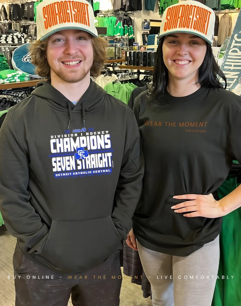 Detroit Catholic Central 2026 MHSAA Hockey D1 Seven Straight Champions shirt