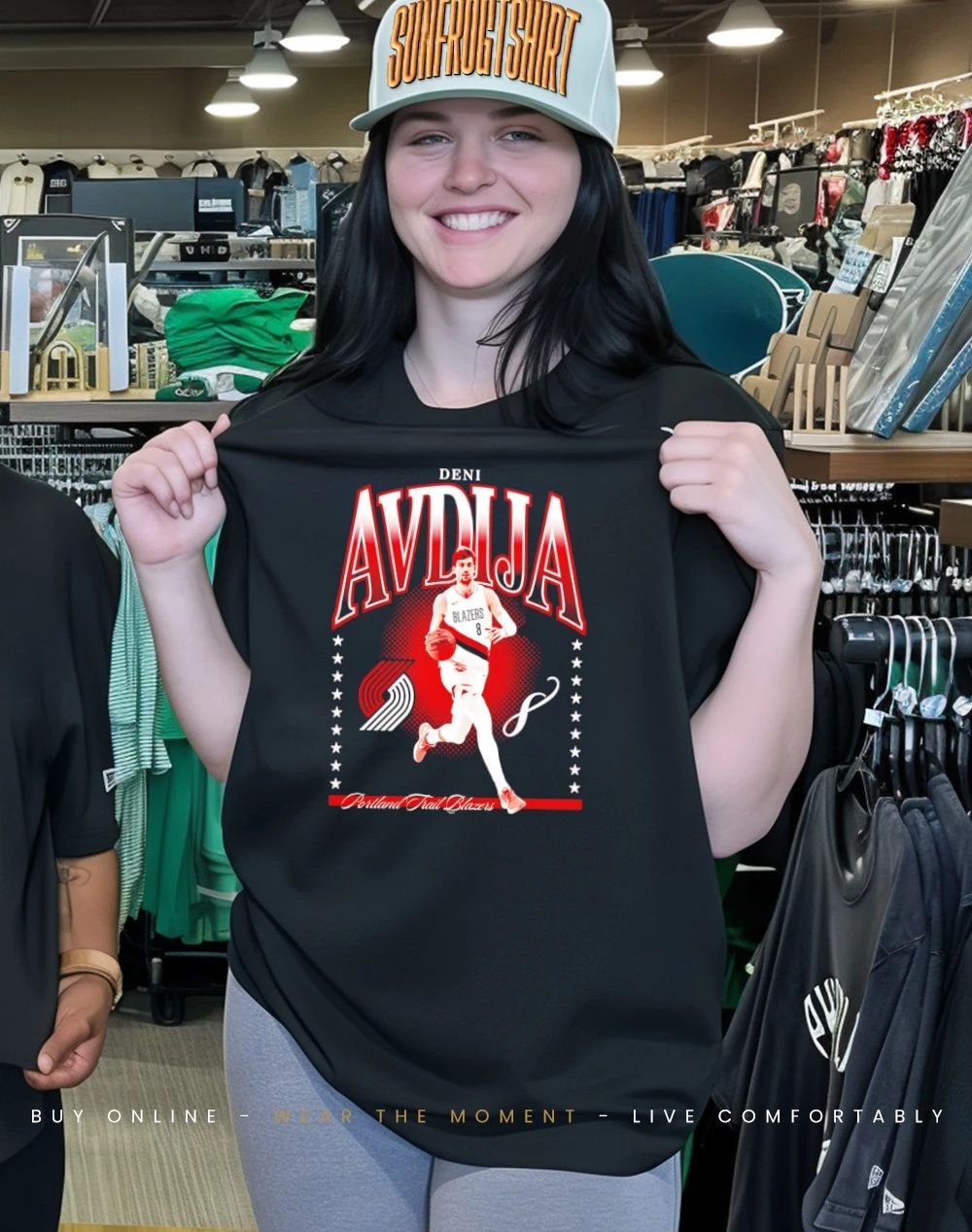 Deni Avdija Portland Trail Blazers hype shirt