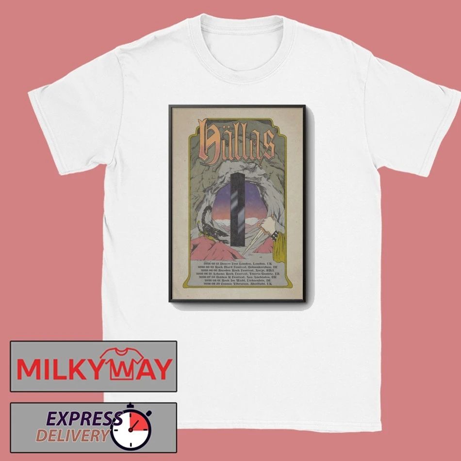 Hällas Festival 26 Shows Summer Poster shirt