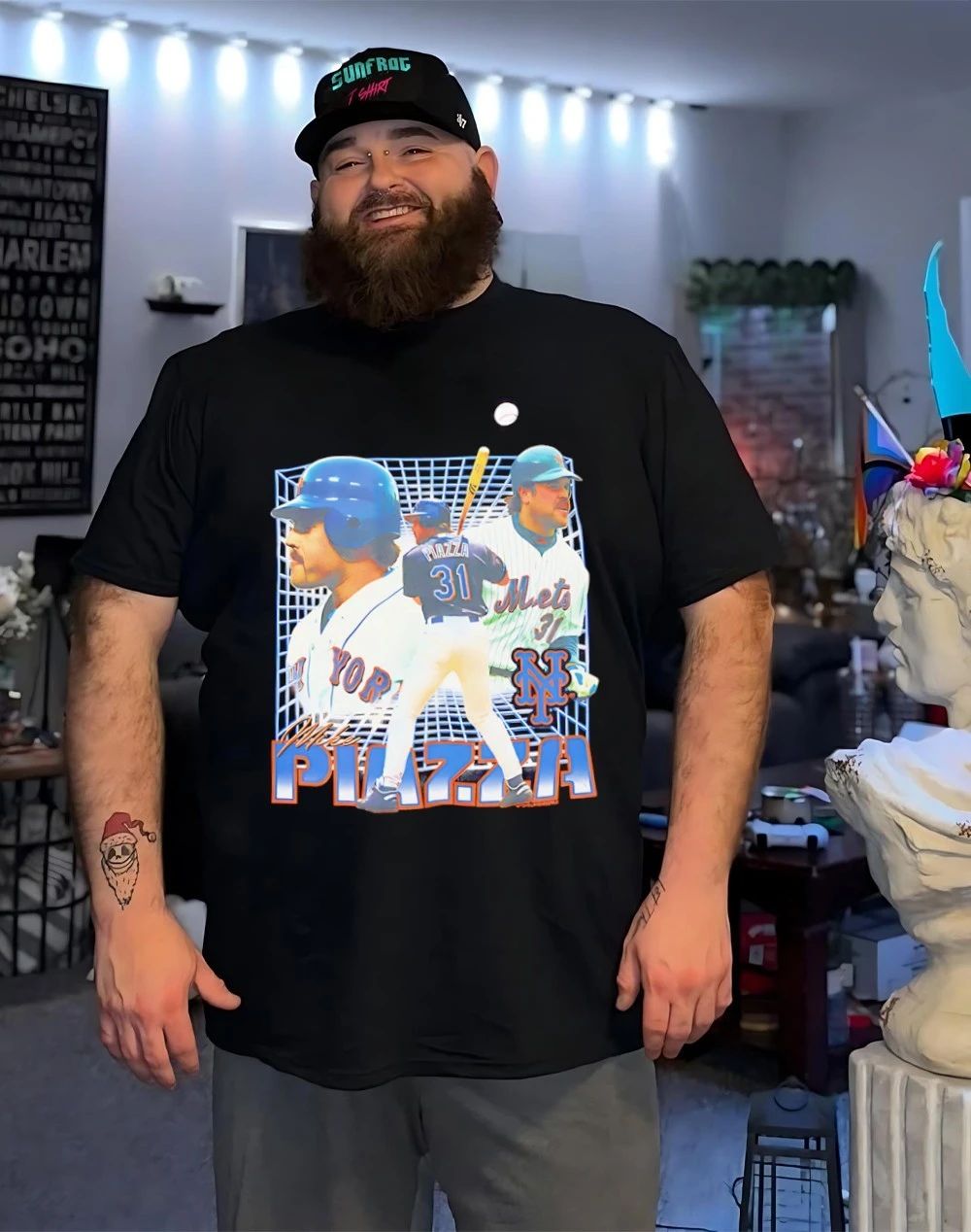 New York Mets Mike Piazza Legendary Collage Player shirt