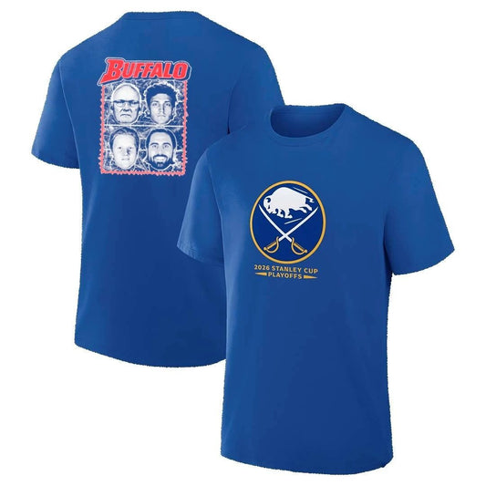 Buffalo Sabres core team Wagons Tour front and back shirt