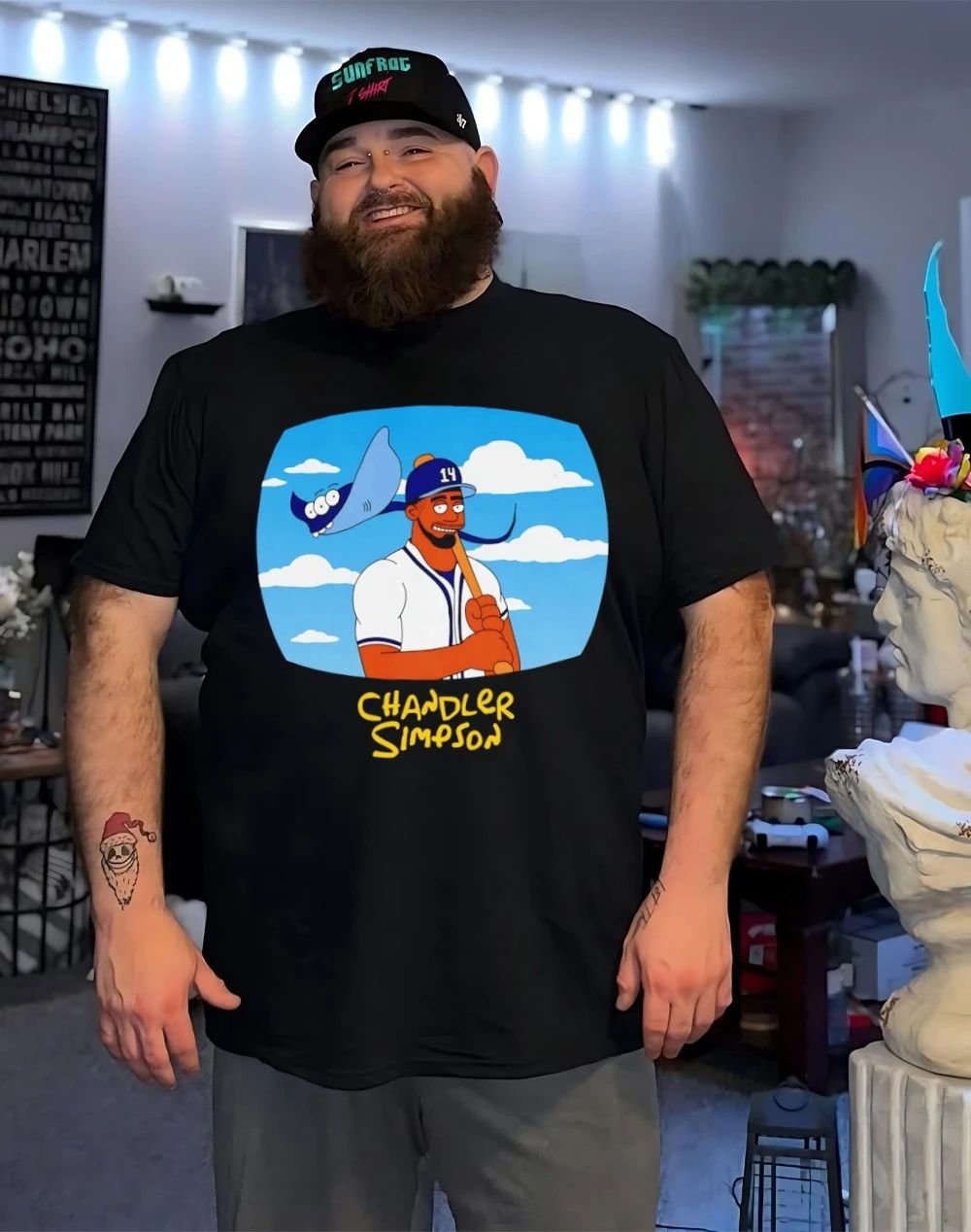 Chandler Simpson Tampa Bay Rays cartoon shirt
