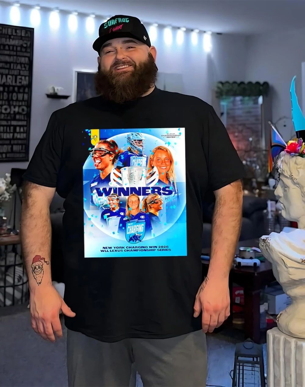 New York Charging Women’s Lacrosse 2026 WLL Lexus Championship Series Winners poster shirt
