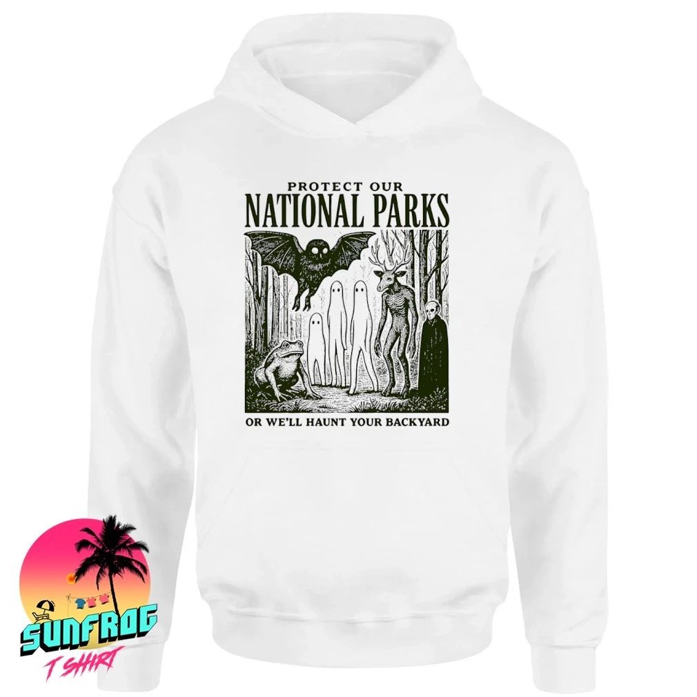 Mothman Protect our National Parks or we’ll haunt your backyard shirt