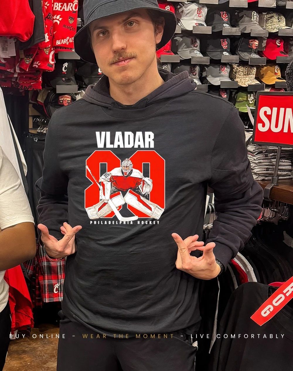 Dan Vladar Philadelphia Flyers Number shirt