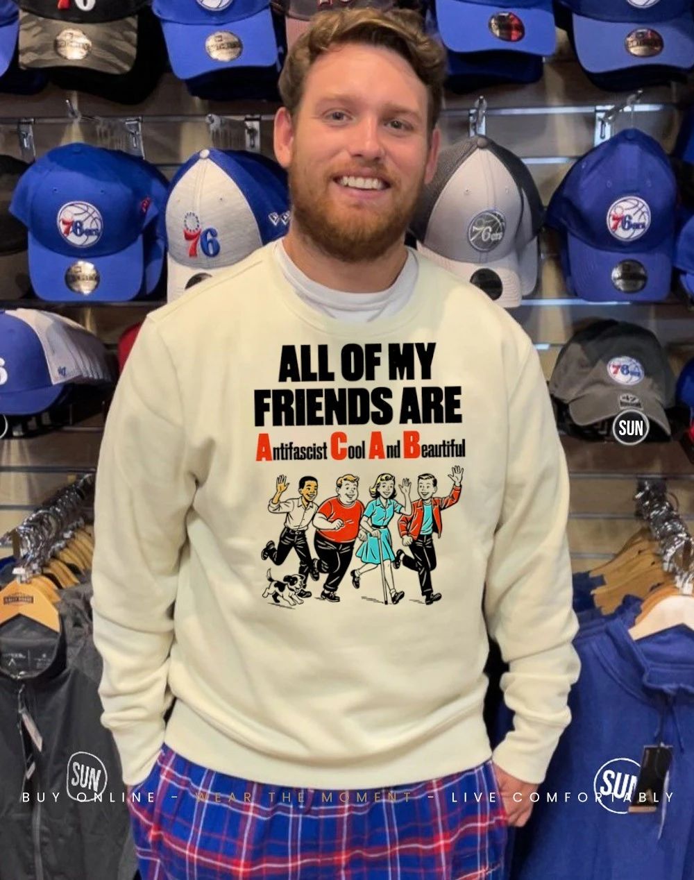 All of my friends are Anti Fascist Cool And Beautiful shirt