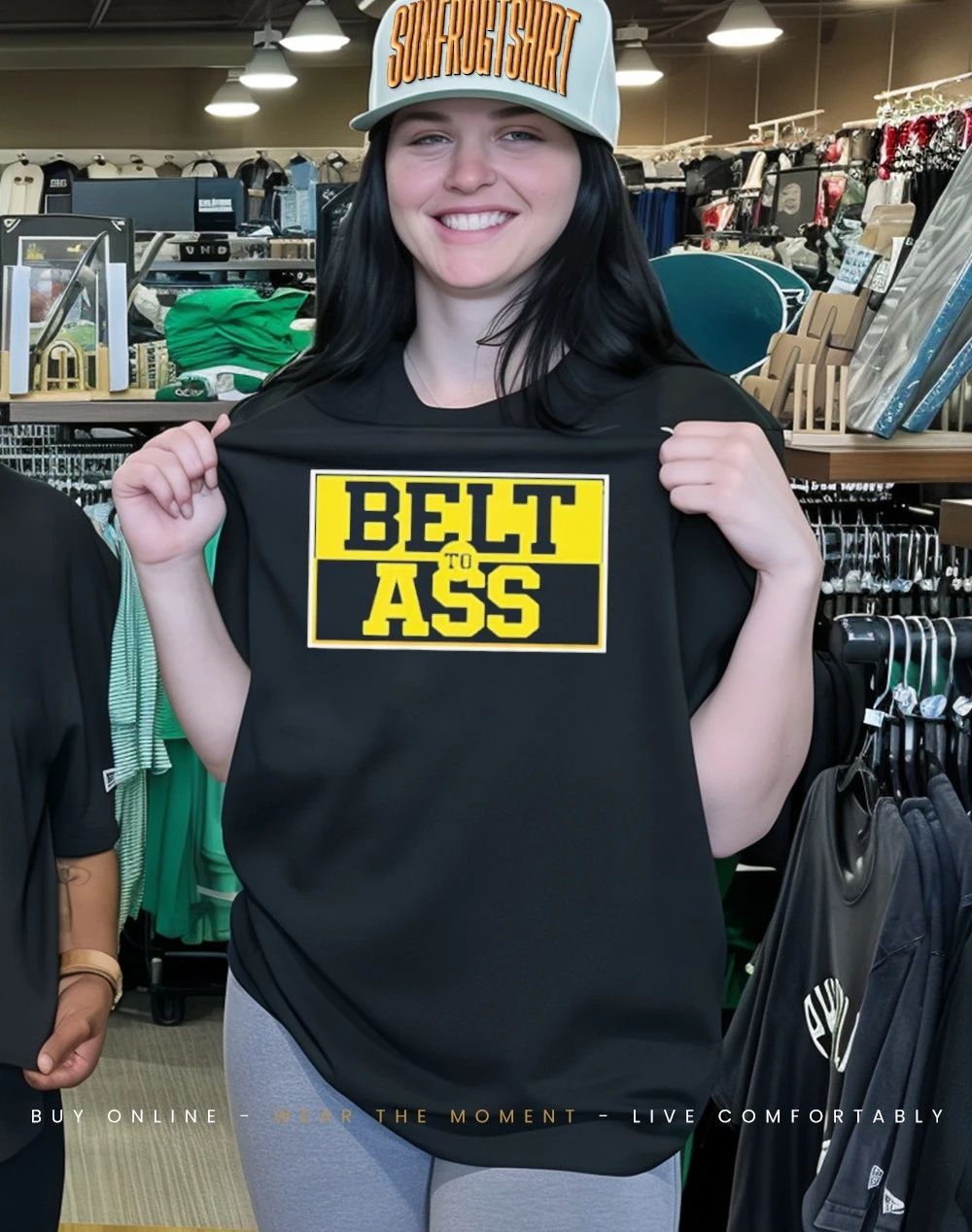 Michigan belt to ass shirt