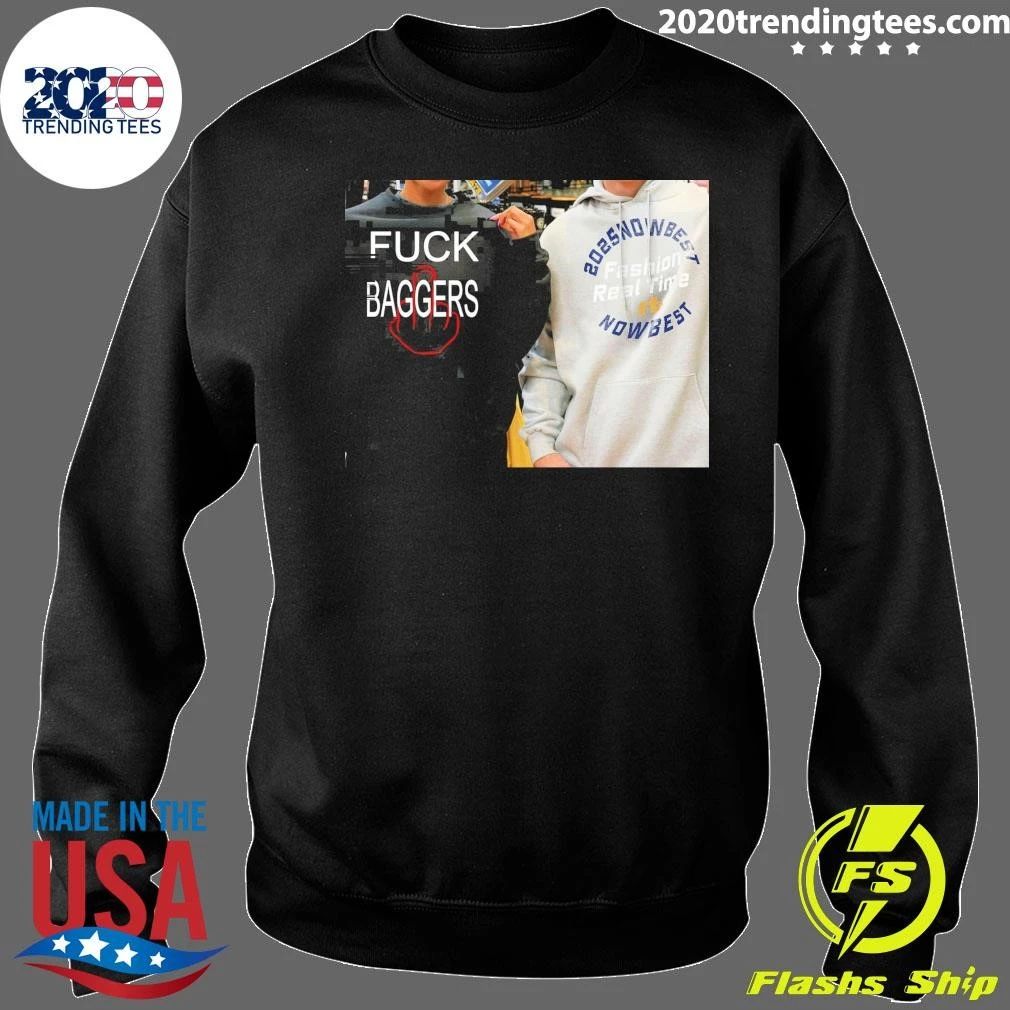Fuck Baggers middle finger shirt